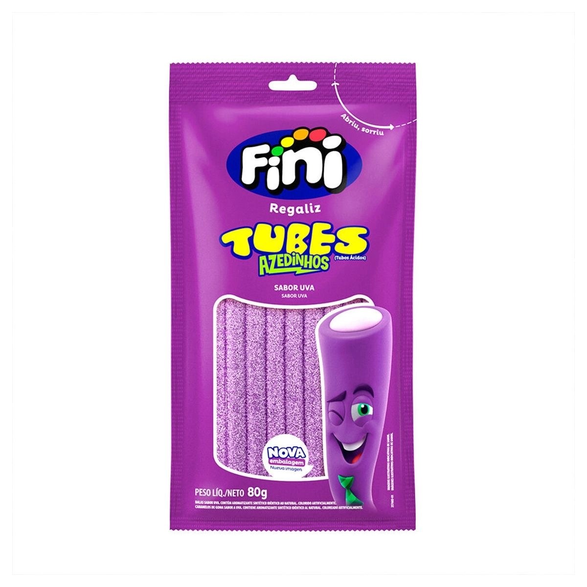 BALA DE GEL FINI UVA AZEDINHO 80GR
