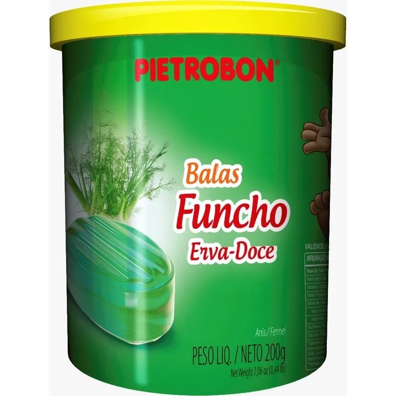 BALA FUNCHO ERVA-DOCE PIETROBON 200GR