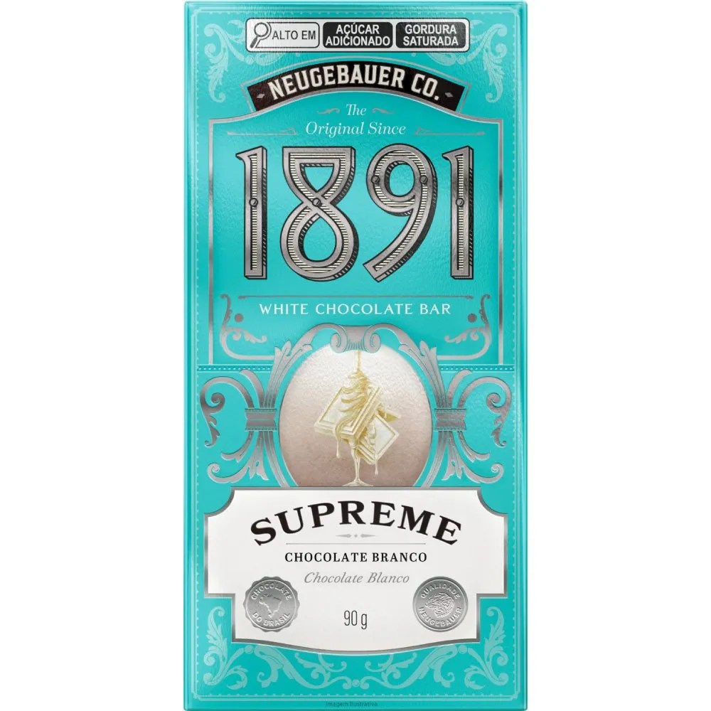 BARRA 1891 CHOCOLATE BRANCO 45GR