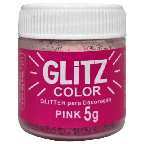 GLITER P/DECORAÇÃO FAB ROSA 5G