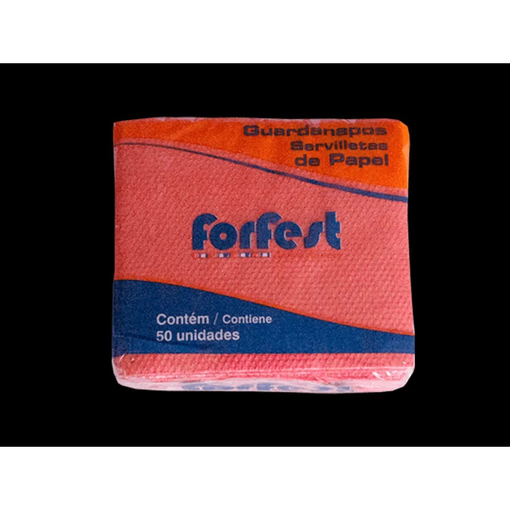 GUARDANAPO FORFEST VERMELHO C/50