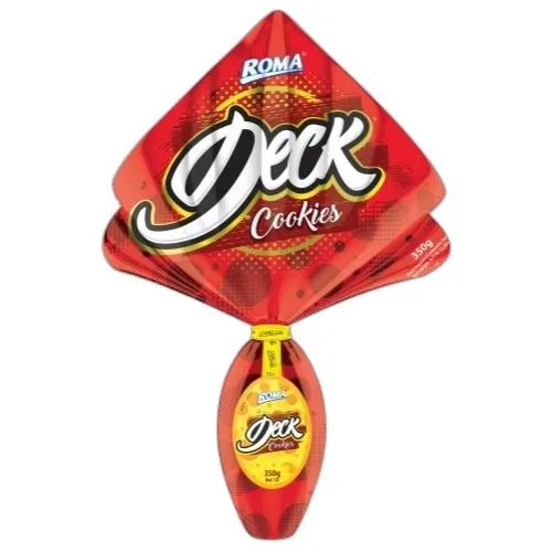 OVO DE PASCOA DECK COOKIES ROMA 350GR REF 18
