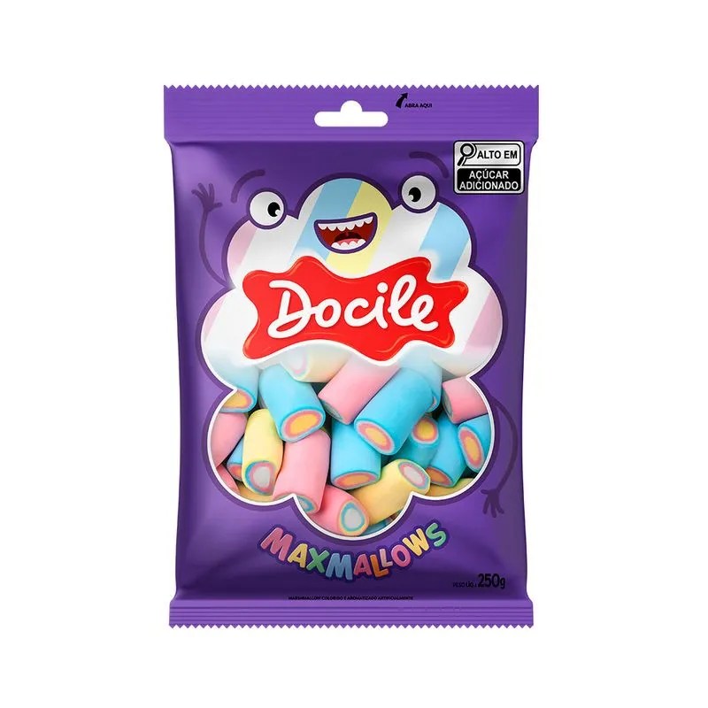 MARSHMALLOW MAXMALLOWS DOCILE TUBO COLORIDO