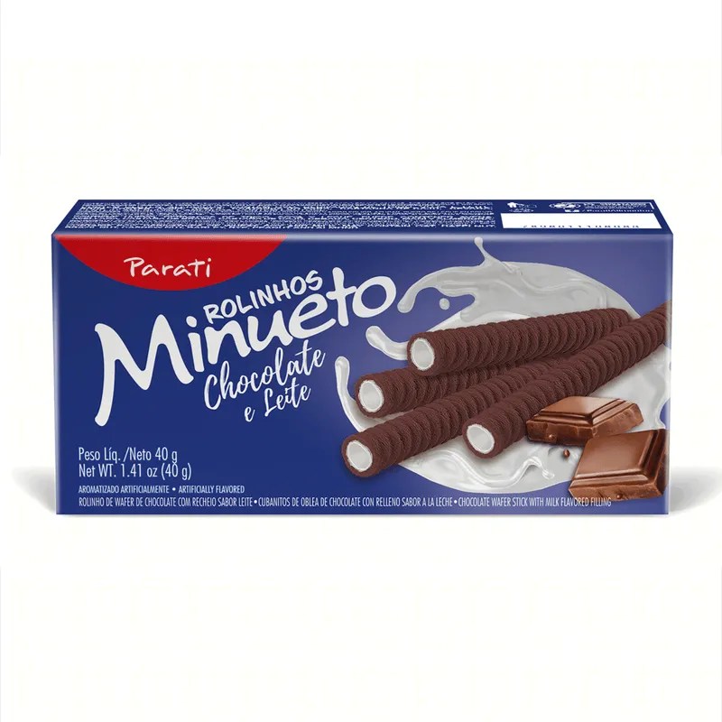 MINUETO PARATI ROLINHO AO LEITE 40GR