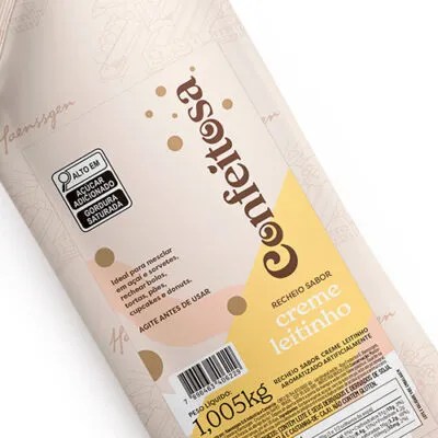 RECHEIO DOCEIRO CREME LEITINHO CONFEITOSA 1,005KG