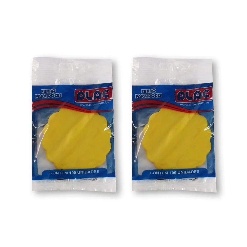 RENDADO AMARELO 7 7CM C/100