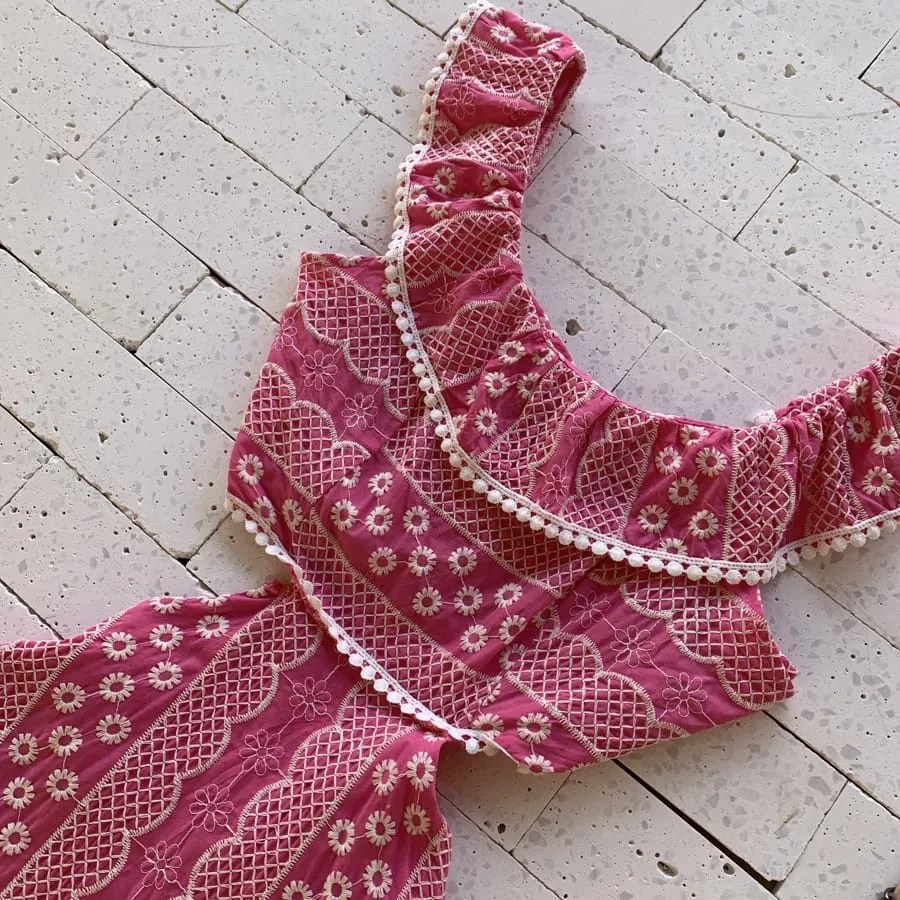 RENDADO PINK 7 7CM C/100