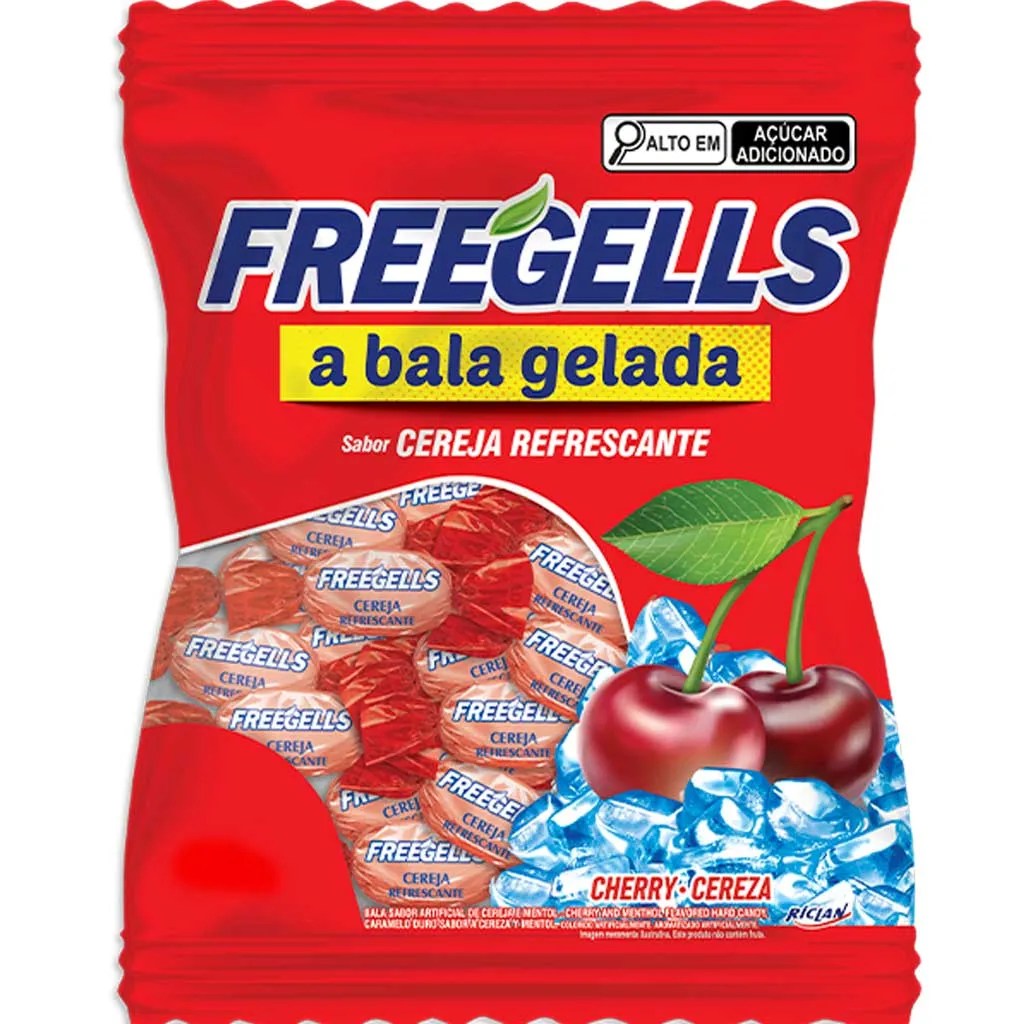 BALA FREEGELLS SABOR CEREJA 475G