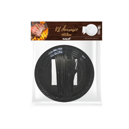 KIT CHURRASCO FORFEST C/40 UNIDADES