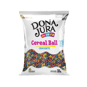 CEREAL BALL CROCANTE COLORIDA DONA JURA 300GR