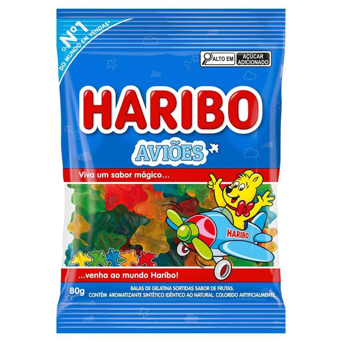 AVIÕES HARIBO 80G