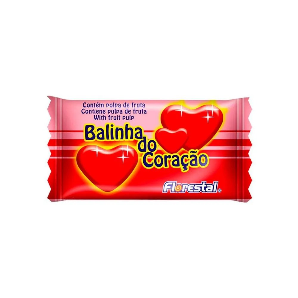 BALA ZOLLE STIKS BALINHA DO CORAÇÃO C/40