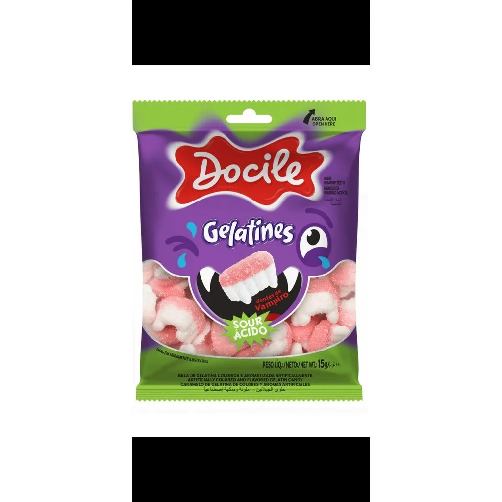 GELATINA DOCILE DENTADURA DE VAMPIRO 1KG