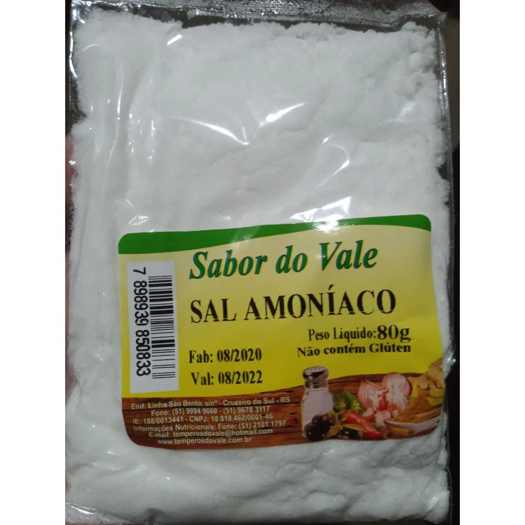 SAL AMONÍACO 80G