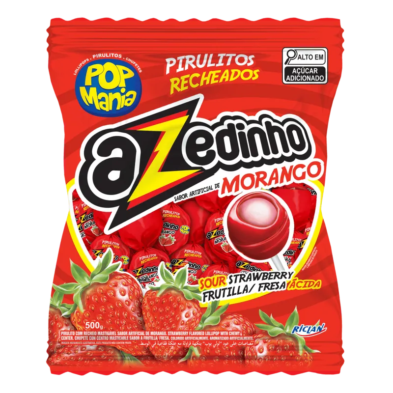 PIRULITO AZEDINHO MAST.AZEDINHO MORANGO