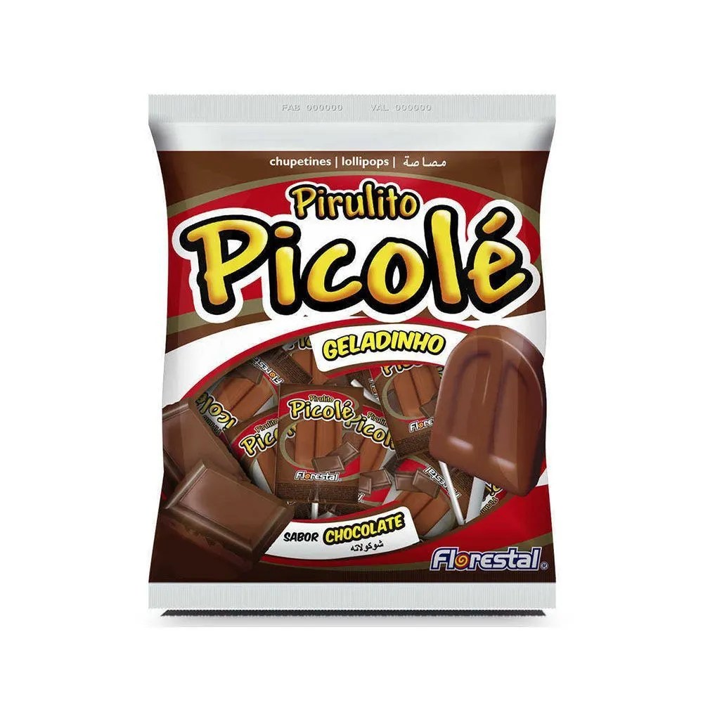 PIRULITO FLORESTAL 600G PICOLE CHOCOLATE C/50