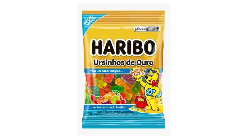 URSINHOS DE OURO ESPECIAL VERÃO HARIBO 80G