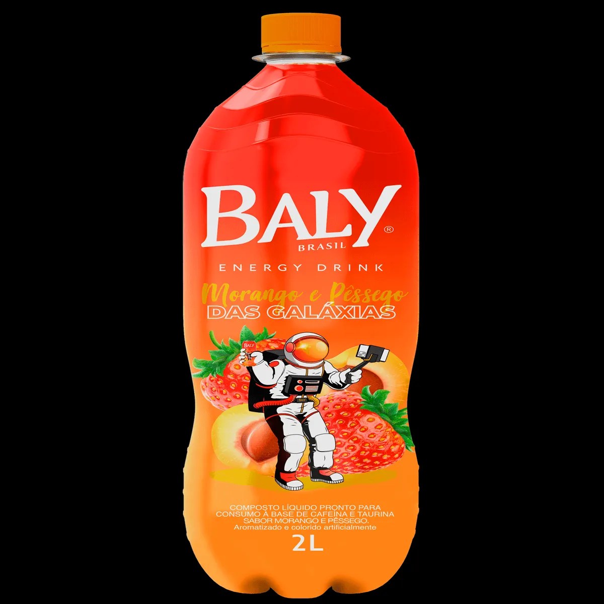 ENERGETICO BALY MORANGO C/PESSEGO 2L