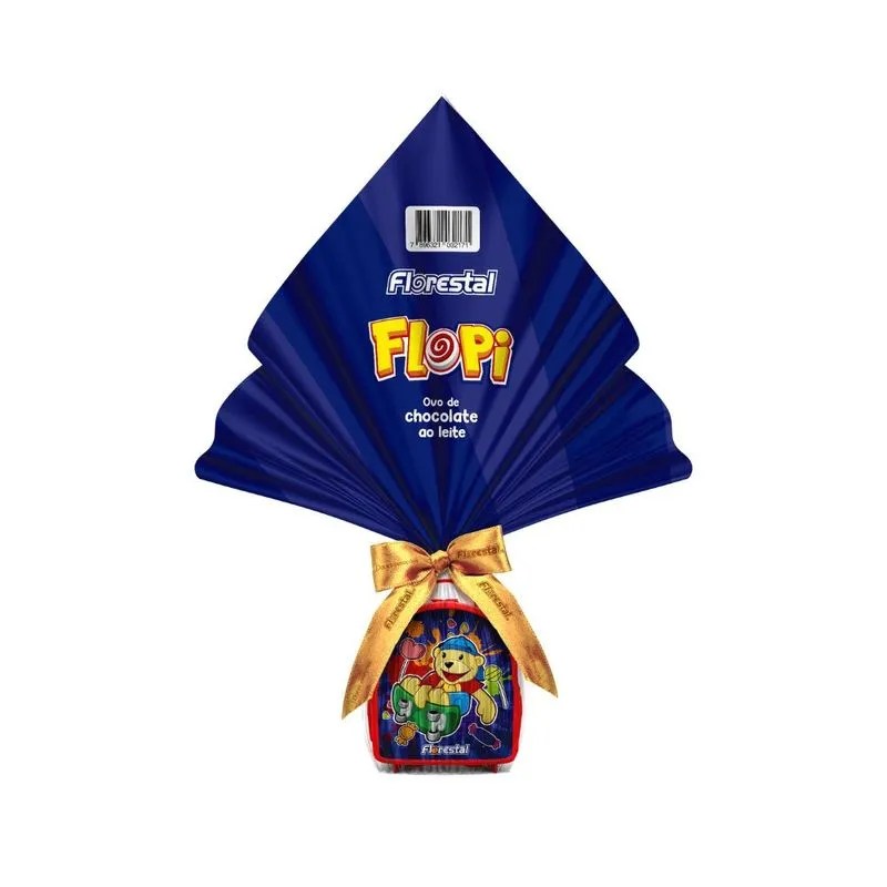 OVO DE CHOCOLATE FLORESTAL FLOPI 90GR C/ BAG