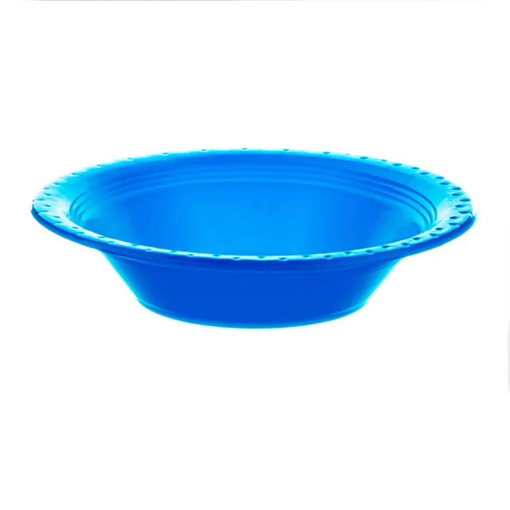 PRATO DESCARTAVEL 15CX AZUL FRACO