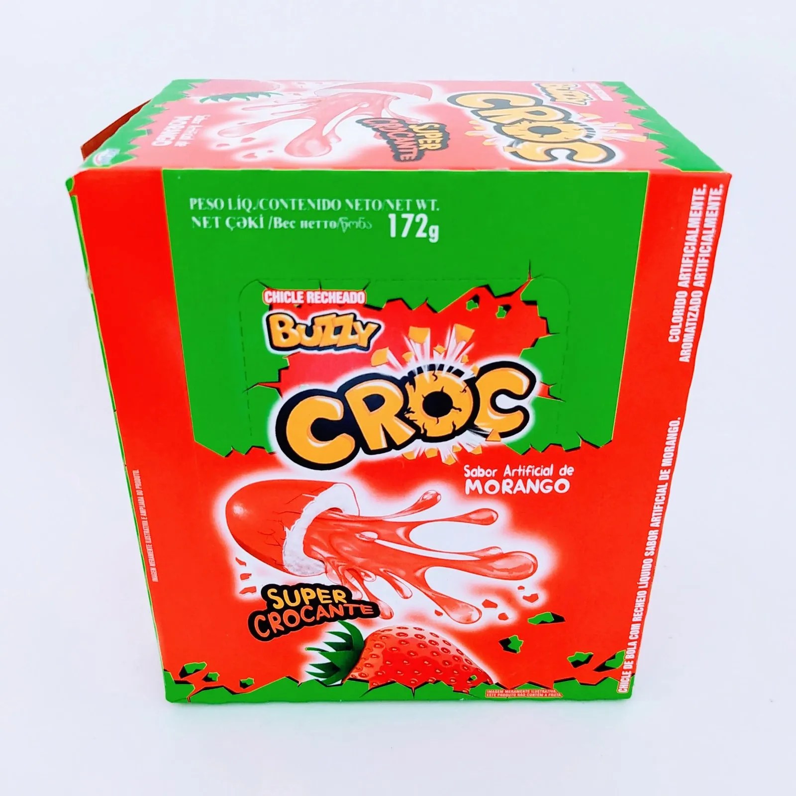 CHICLE CROC IOGURTE DE MORANGO 172G