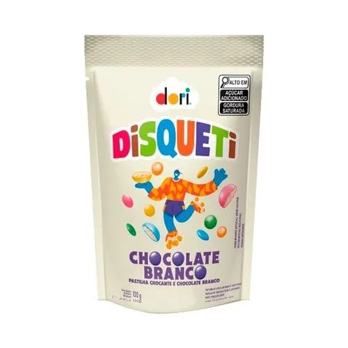 CHOCOLATE BRANCO DISQUETE DORI 100g