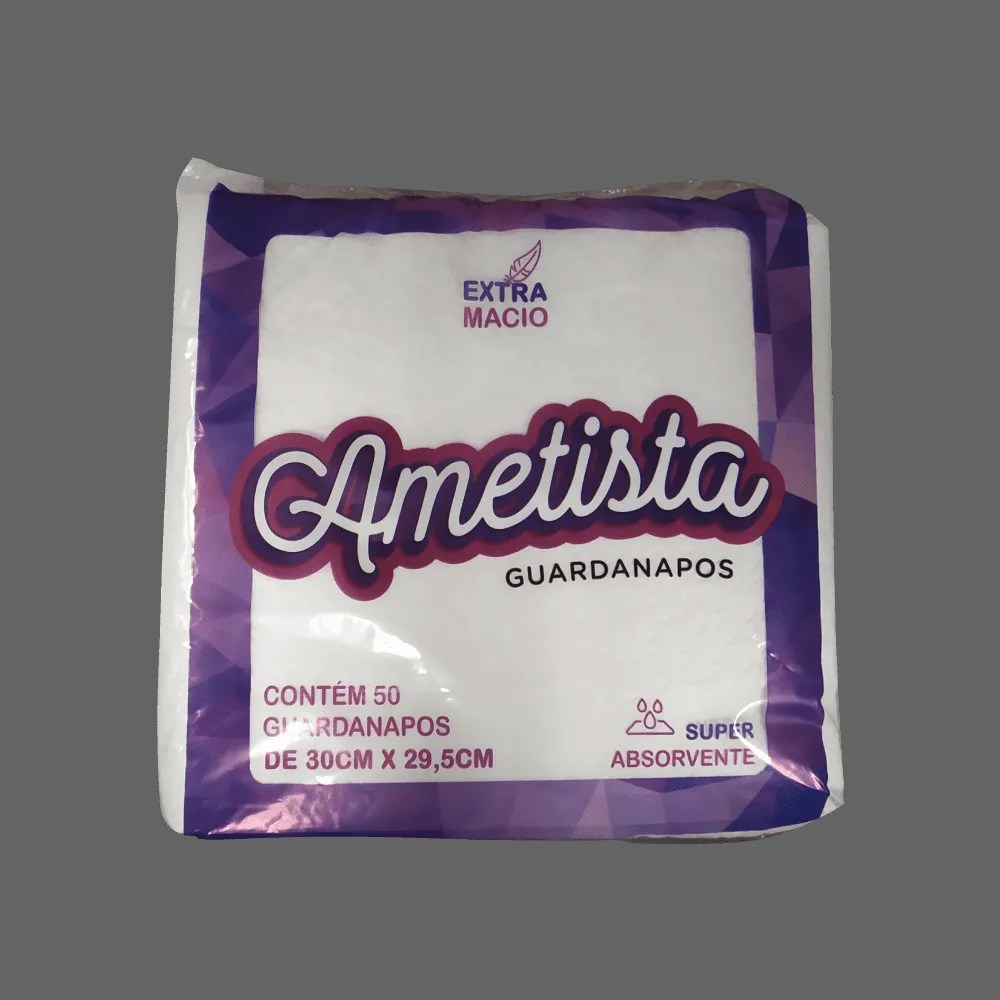 GUARDANAPO DE PAPEL AMETISTA C/100 20×19,5cm