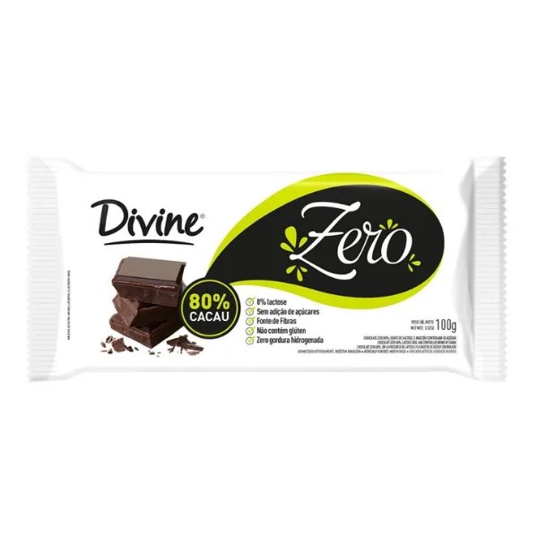 BARRA DIVINE ZERO 37% CACAU 70GR