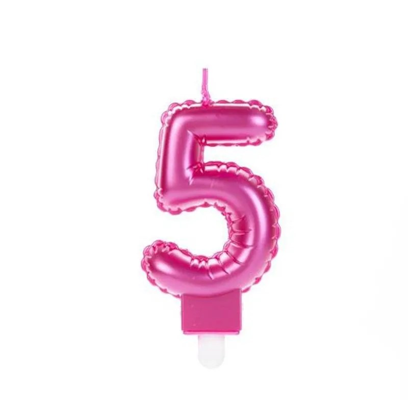 VELA BALÃO ROSA 5