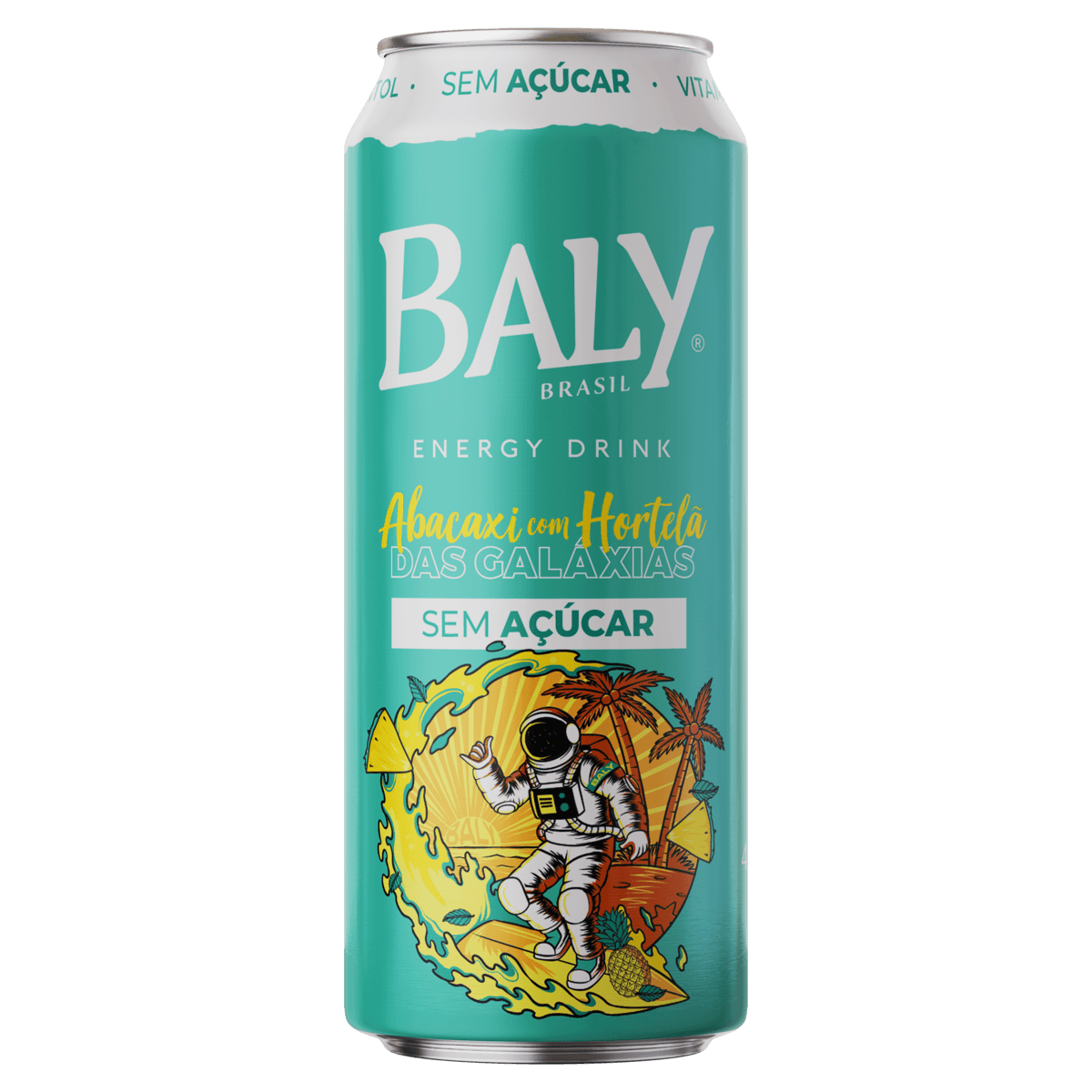 ENERGETICO BALY ABACAXI COM HORTELA SEM AÇUCAR 473ML