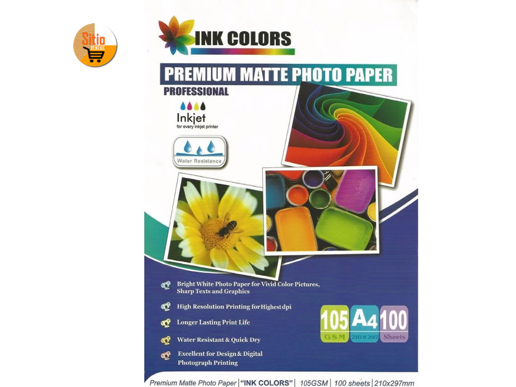 Papel Calcio Fotografico Sublimación 105 Grs X100 Hojas Papel Calcio Fotografico Sublimación 105 Grs X100 Hojas