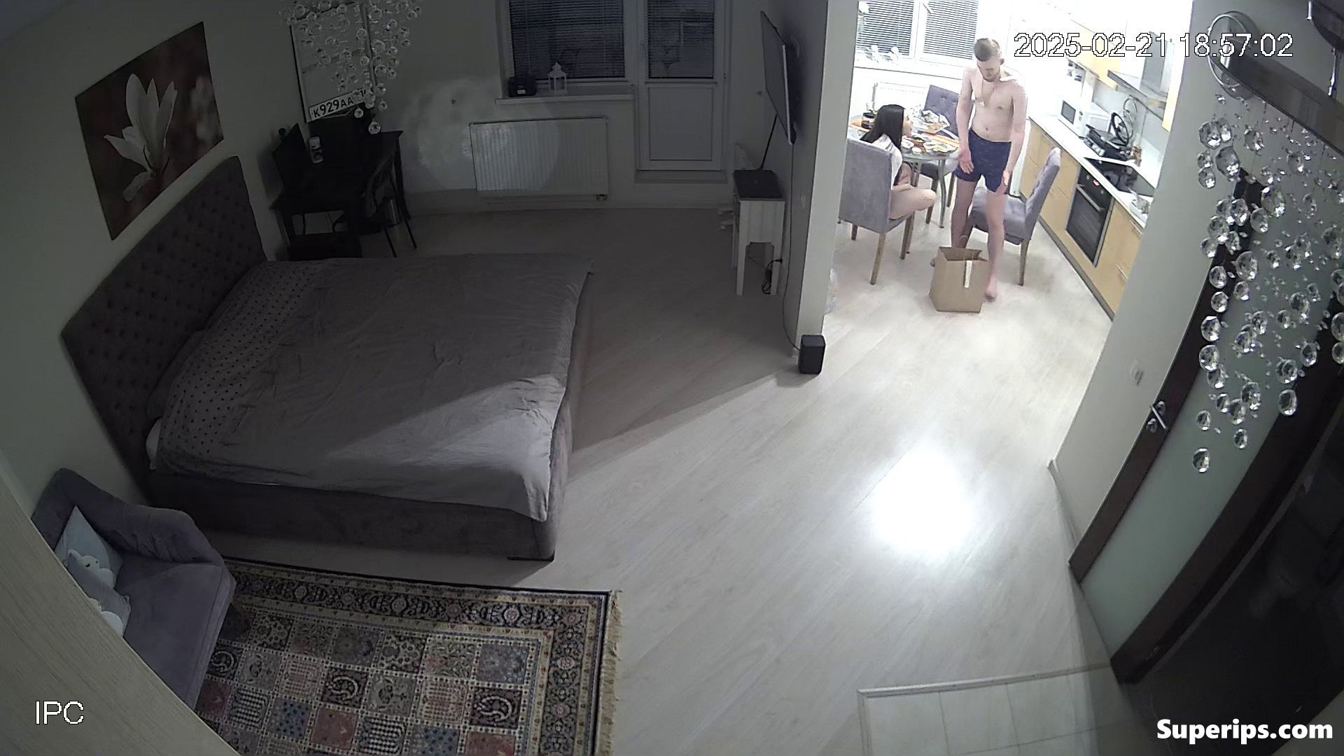 IPCAM – Nude Russian college couple in their room IPCAM – Nude Russian college couple in their room