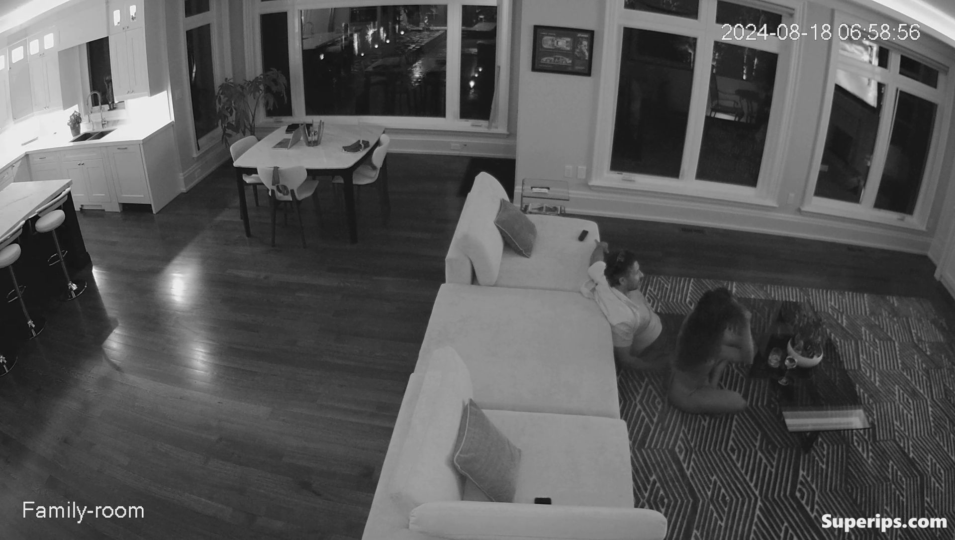 IPCAM – British man gropes his brunette wife IPCAM – British man gropes his brunette wife