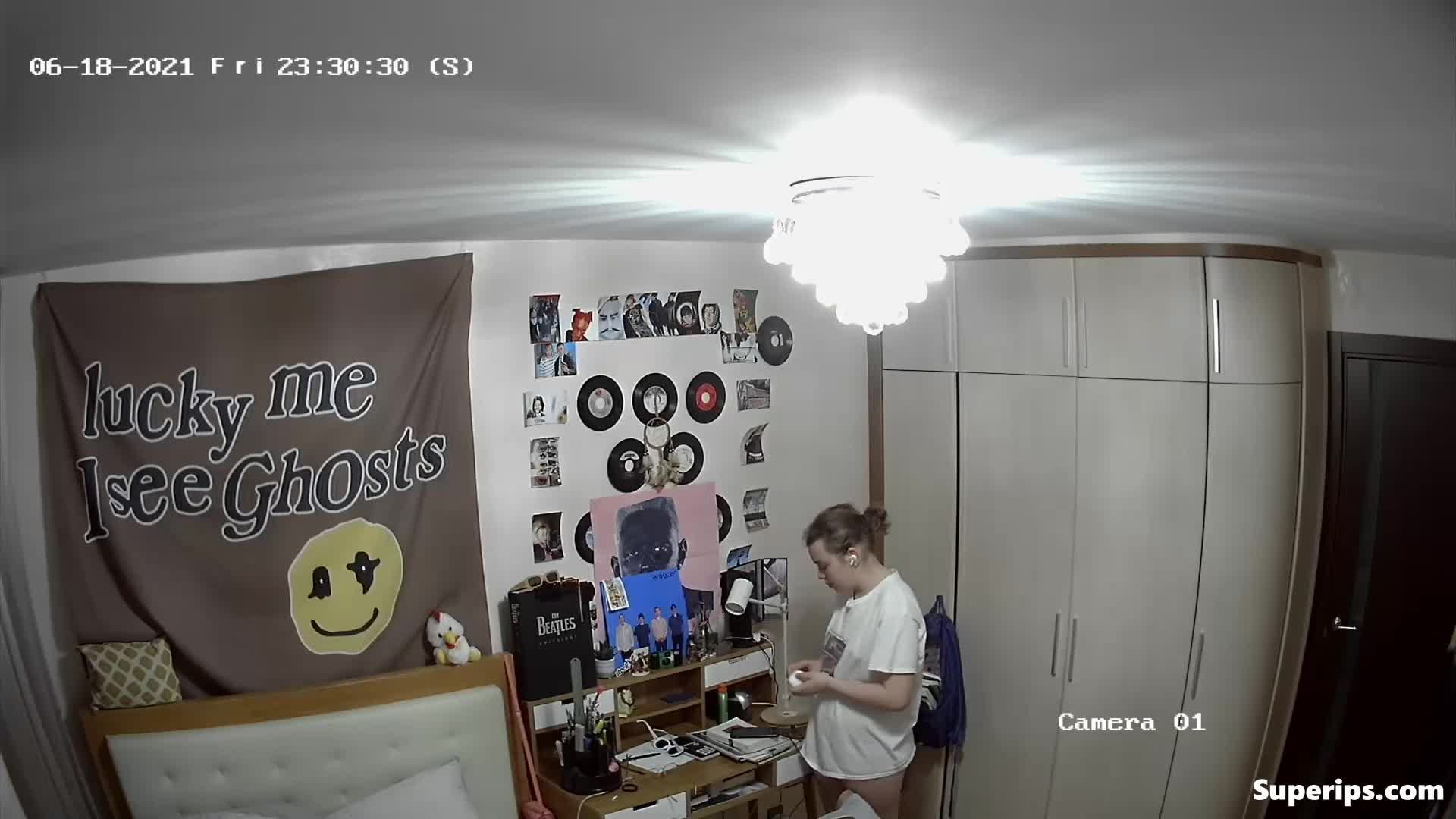 IPCAM – Gorgeous petite girl modeling in lingerie IPCAM – Gorgeous petite girl modeling in lingerie