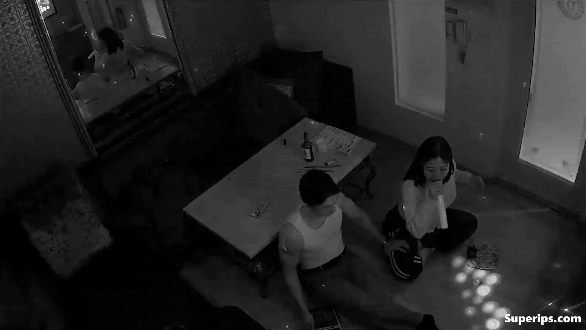 IPCAM – Drunk Korean couple fuck on the floor IPCAM – Drunk Korean couple fuck on the floor