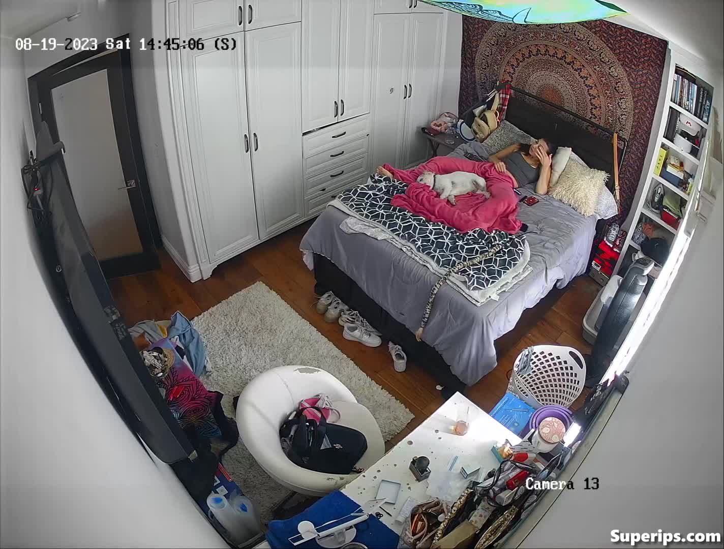 IPCAM – Young British brunette girl masturbates IPCAM – Young British brunette girl masturbates