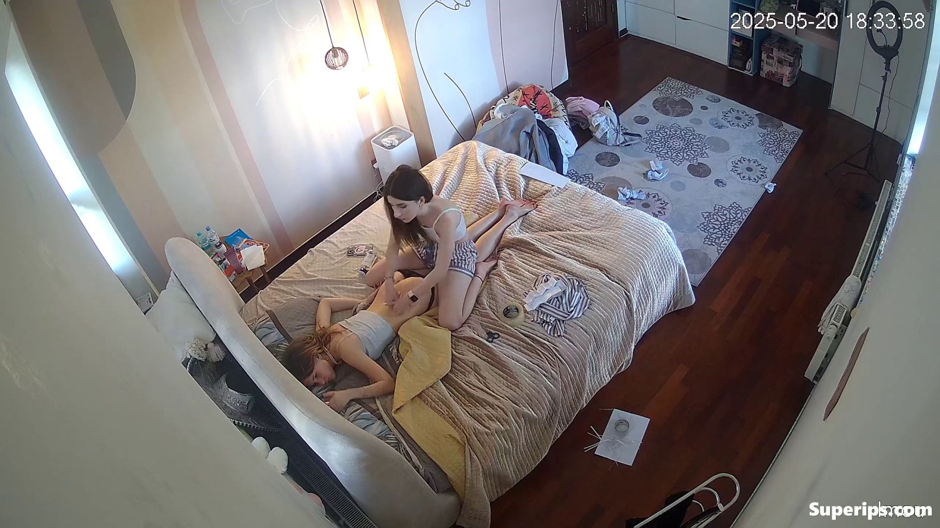 IPCAM – Petite German girl gets groped by her sister IPCAM – Petite German girl gets groped by her sister