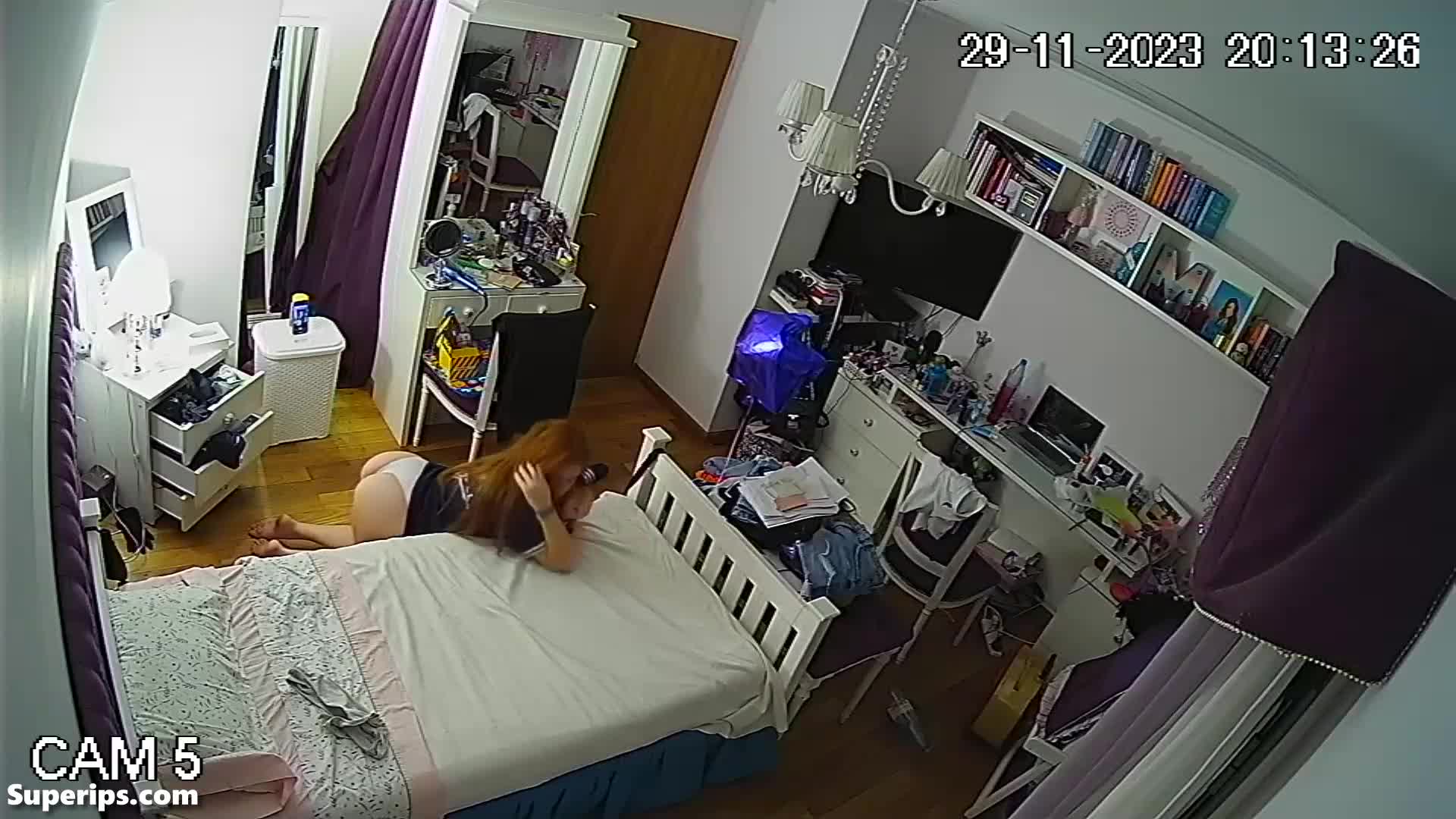 IPCAM – Naughty redhead girl makes TikToks in lingerie IPCAM – Naughty redhead girl makes TikToks in lingerie