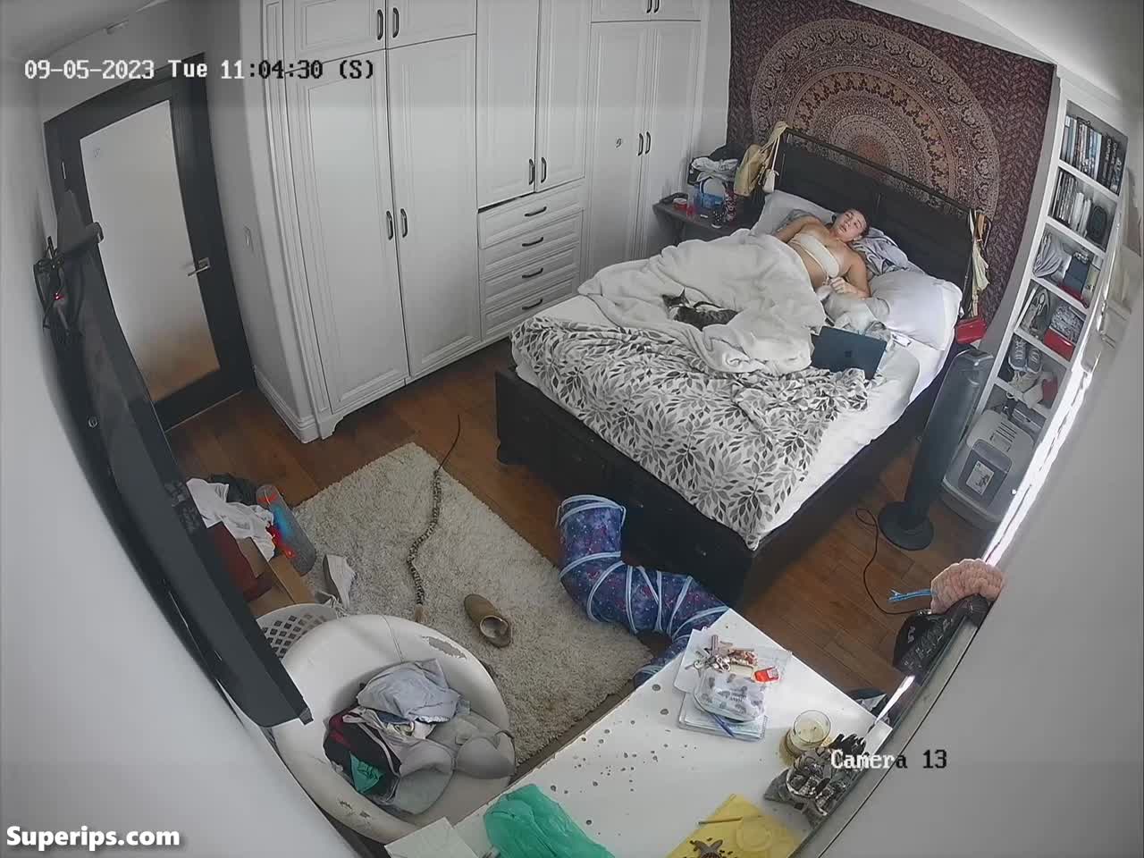 IPCAM – American teenager cums while masturbating IPCAM – American teenager cums while masturbating