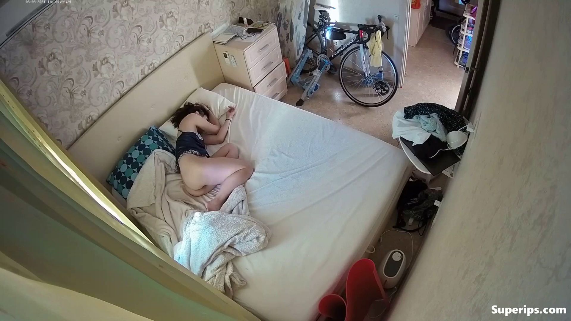 IPCAM – Russian teenager sleeps half naked IPCAM – Russian teenager sleeps half naked