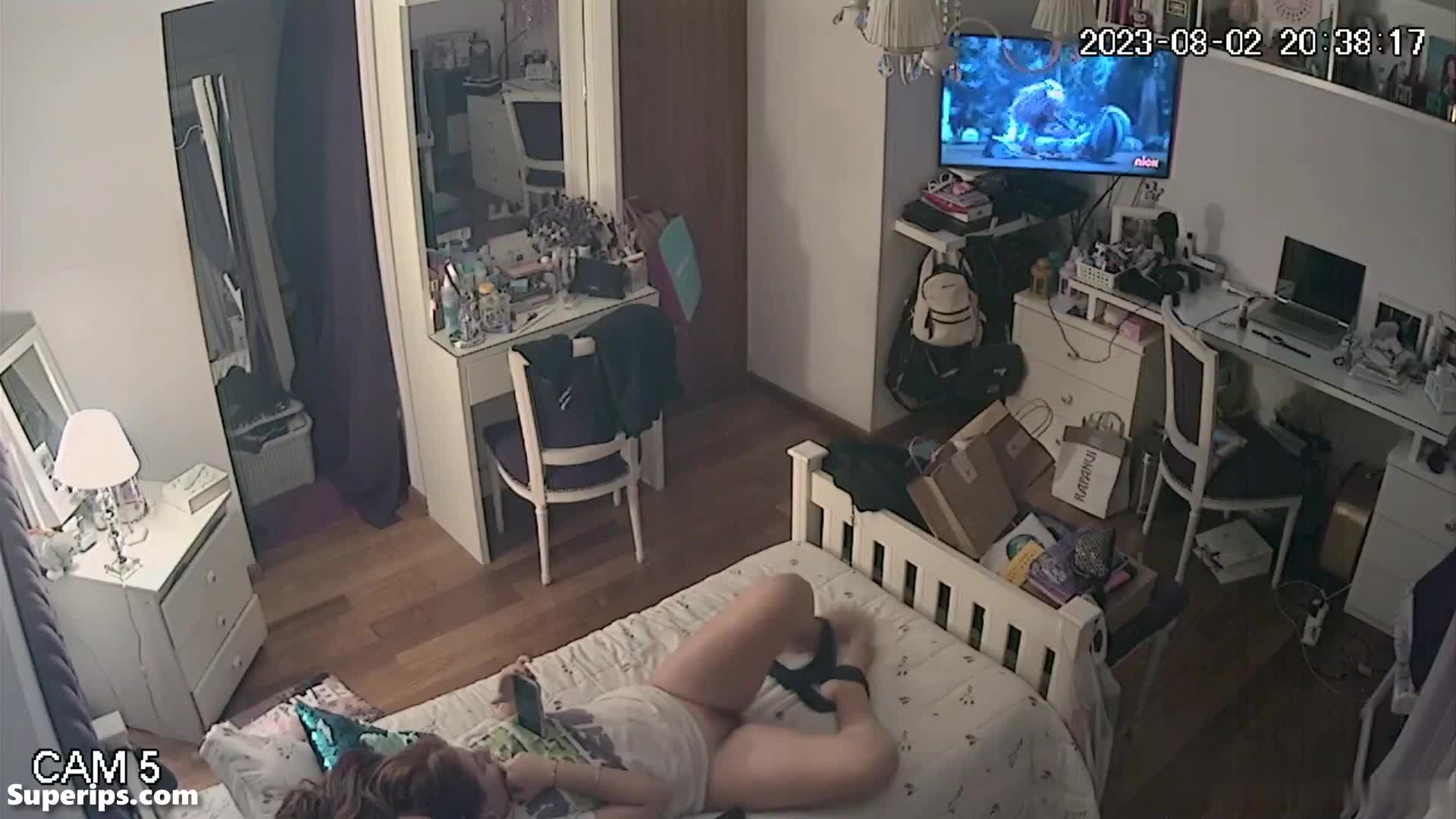 IPCAM – British redhead teenager fingers her tight pussy IPCAM – British redhead teenager fingers her tight pussy