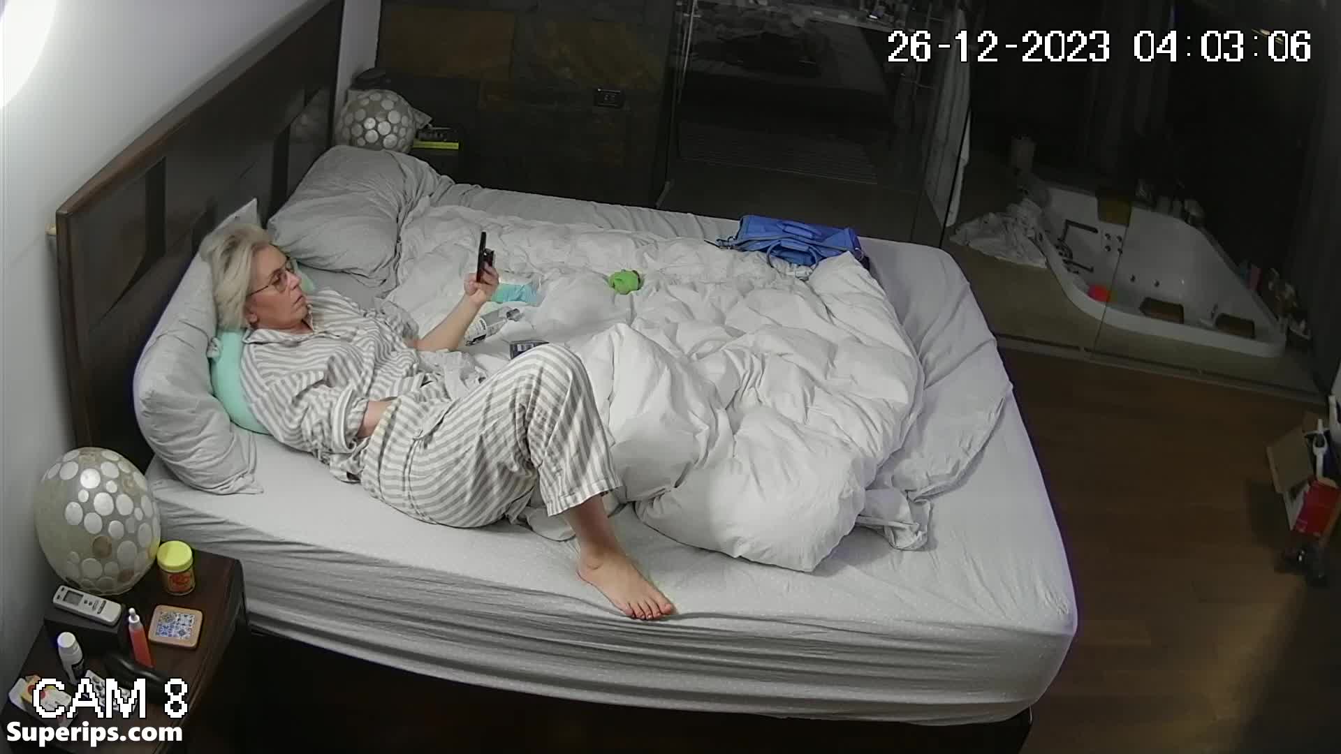 IPCAM – German granny masturbates watching porn IPCAM – German granny masturbates watching porn