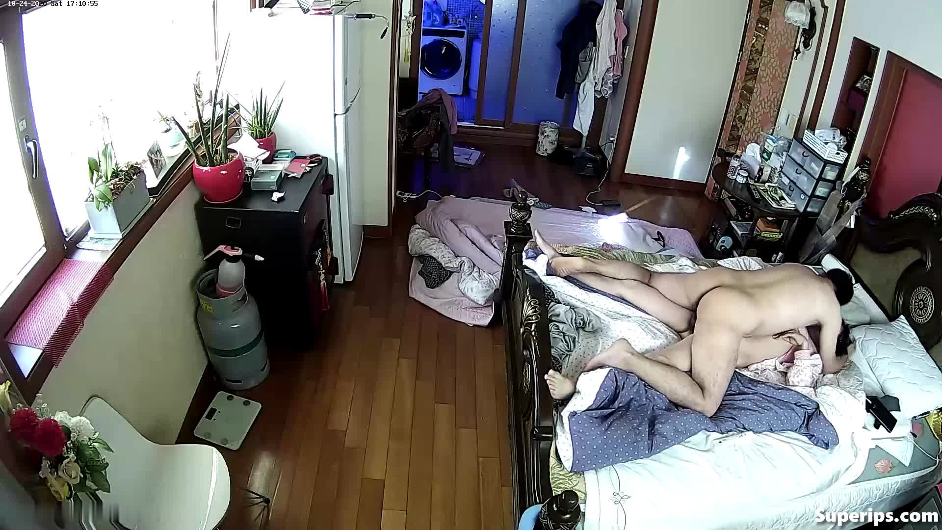 IPCAM – Mature Japanese couple fucks in their bed IPCAM – Mature Japanese couple fucks in their bed