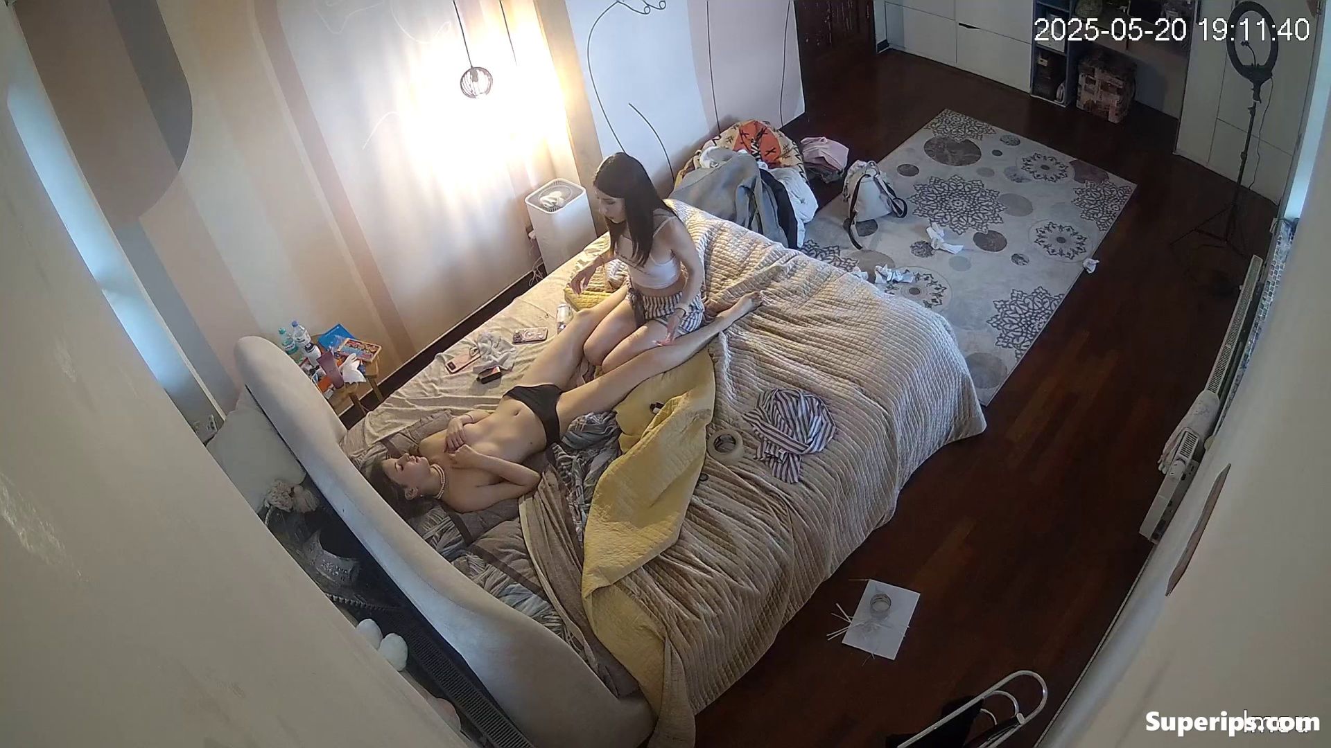 IPCAM – Teenage lesbian girls engage in groping IPCAM – Teenage lesbian girls engage in groping