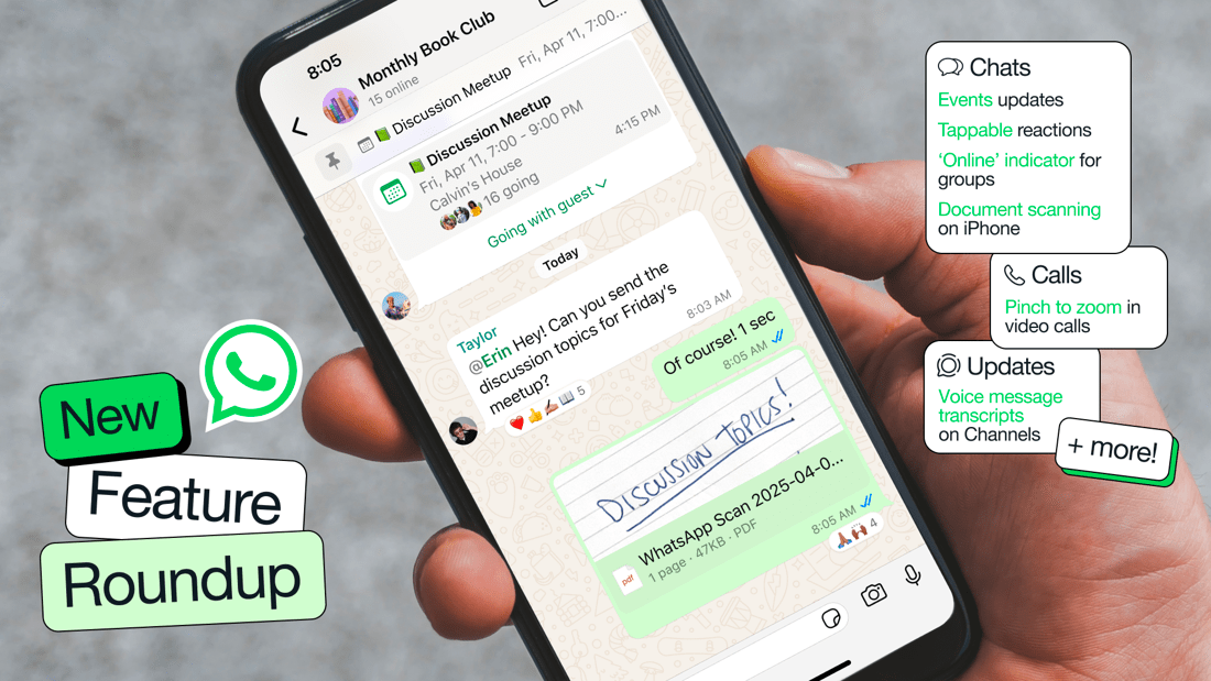 Aneka Fitur Baru WhatsApp, Bisa Zoom Video Call dan Scan Dokumen Aneka Fitur Baru WhatsApp, Bisa Zoom Video Call dan Scan Dokumen