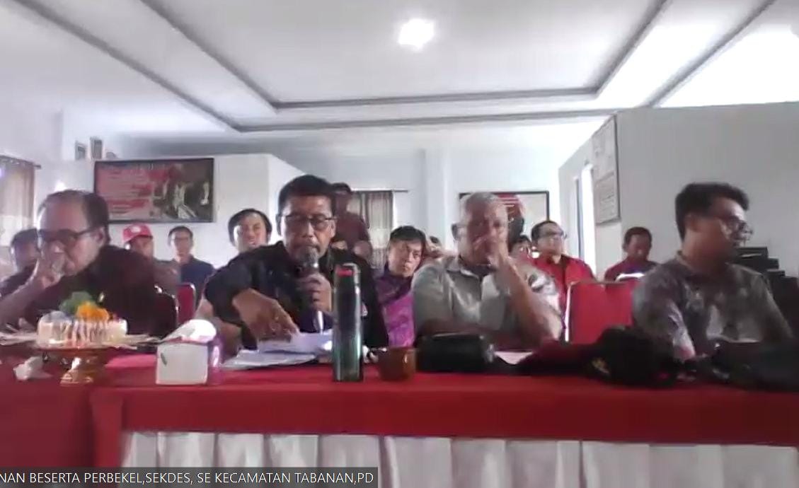 Pemda Tabanan Gelar Rapat Penyamaan Persepsi Pengelolaan Keuangan Desa Pemda Tabanan Gelar Rapat Penyamaan Persepsi Pengelolaan Keuangan Desa