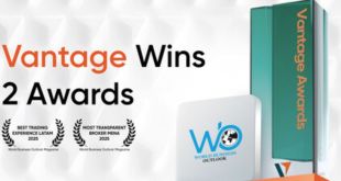 Vantage Raih Gelar “Best Trading Experience LATAM 2025” & “Most Transparent Broker MENA 2025” di World Business Outlook Awards Vantage Raih Gelar “Best Trading Experience LATAM 2025” & “Most Transparent Broker MENA 2025” di World Business Outlook Awards