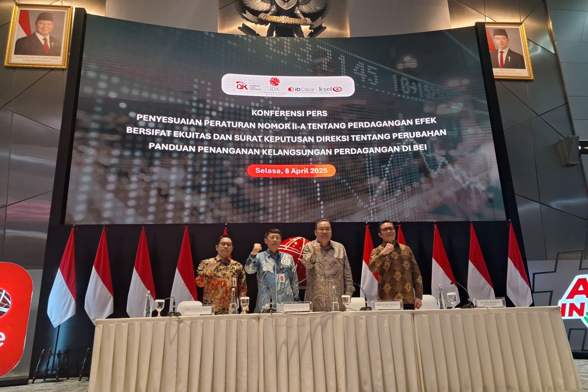 BEI yakini revisi “trading halt” dan ARB naikkan kepercayaan investor BEI yakini revisi “trading halt” dan ARB naikkan kepercayaan investor