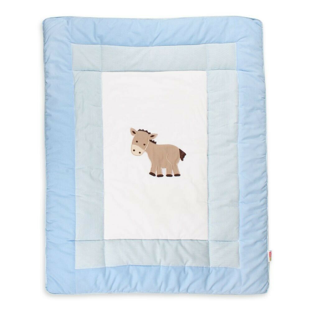 Krabbeldecke Spieldecke Erlebnisdecke Babydecke 100% Baumwolle Öko tex standard