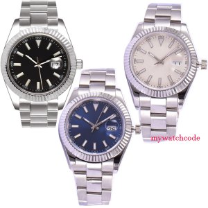 40mm parnis black blue dial luminous Date sapphire glass automatic mens watch 40mm parnis black blue dial luminous Date sapphire glass automatic mens watch